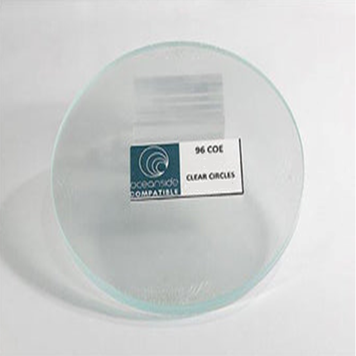 12" Diameter Clear Pre-Cut Bases - 3pcs