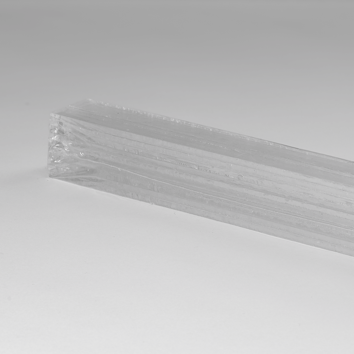 1/2" X 12" Clear Strips - 20 count