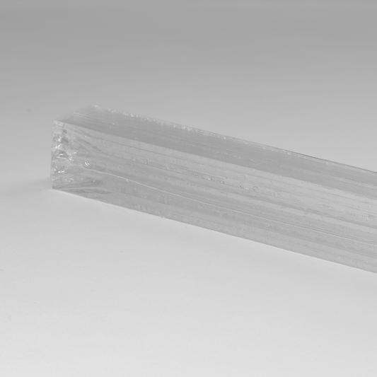 1/2" X 12" Clear Strips - 20 count