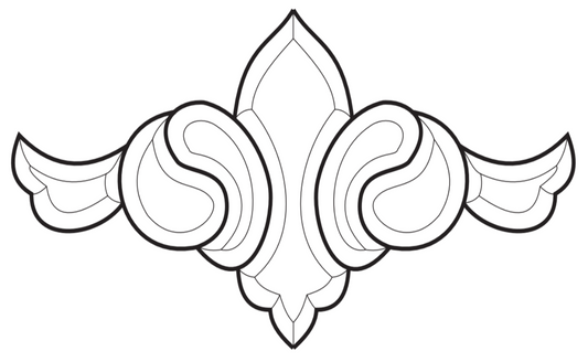 17-1/2''x 9-1/2'' Bevel Cluster