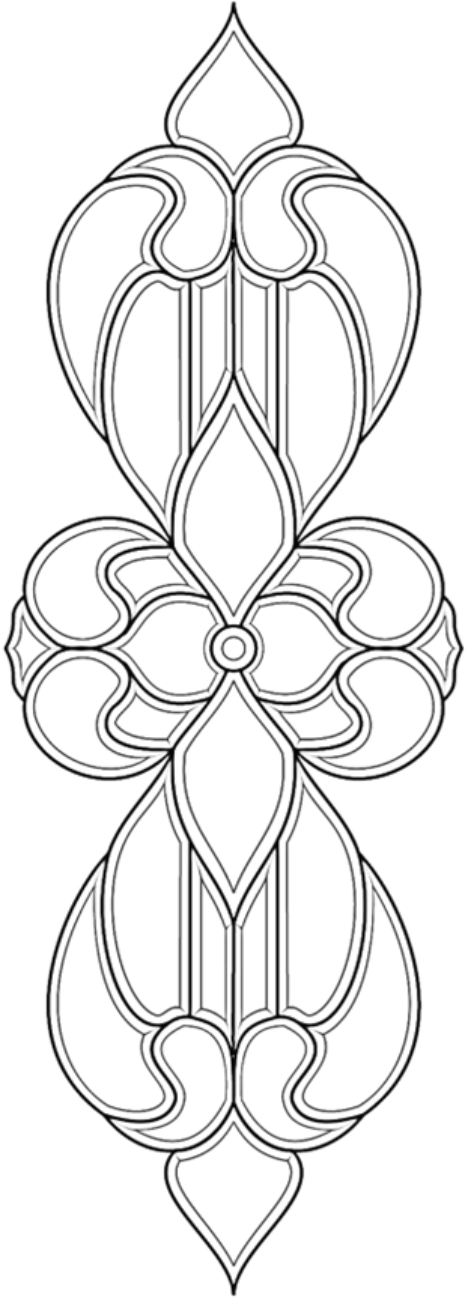 20'' x 56-1/2'' Bevel Cluster