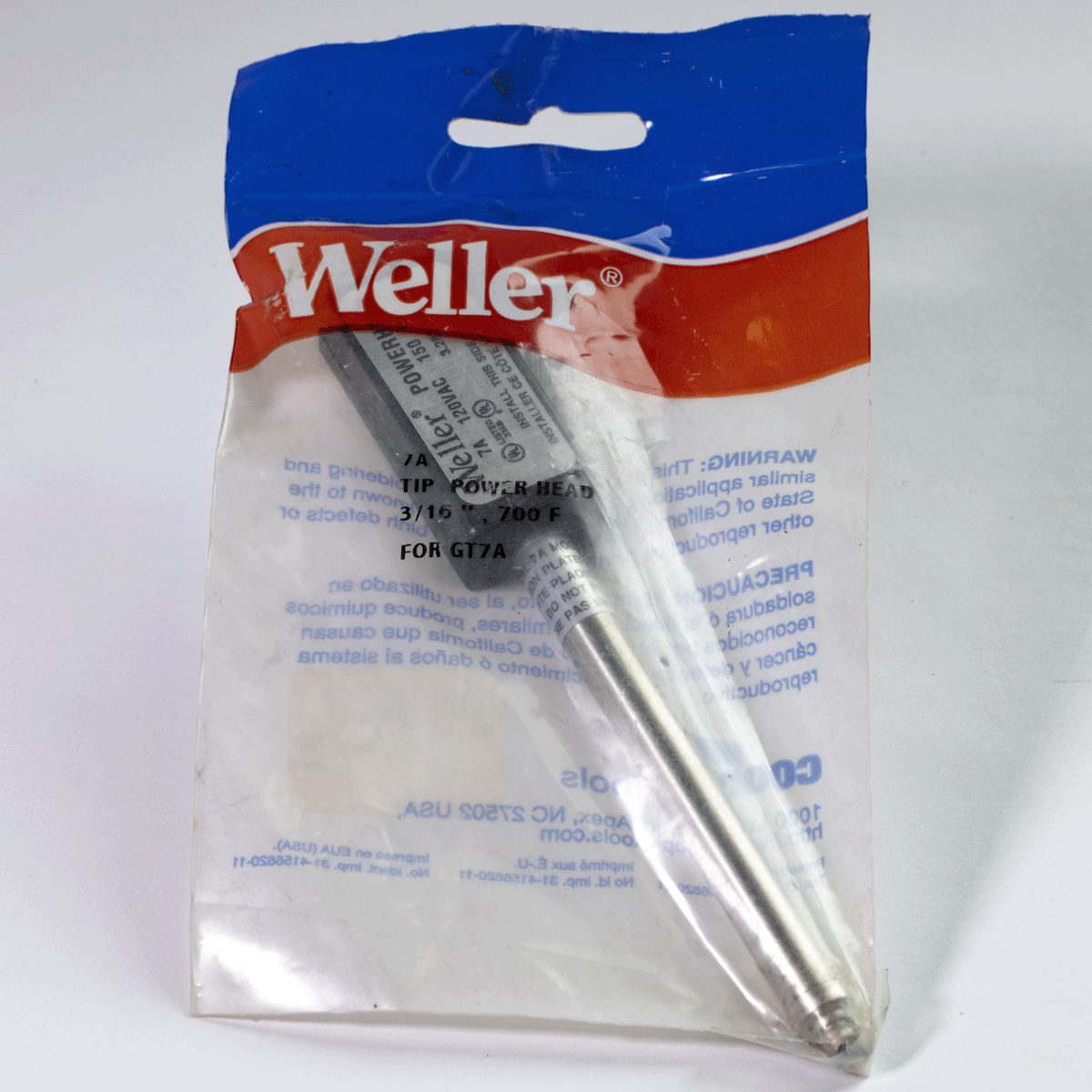 WELLER POWERHEAD TIP FOR GT7A