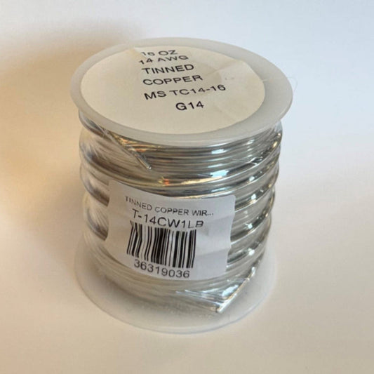 TINNED COPPER WIRE 14G - 1LB