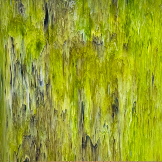 LIME GREEN, BROWN OPAL