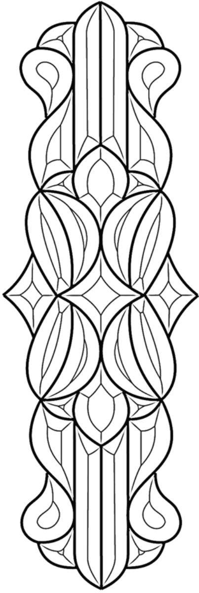 9-1/2'' x 28-1/2" Bevel Cluster