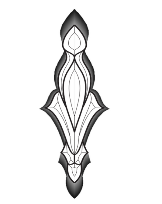 5" x 18" 6mm Bevel Cluster