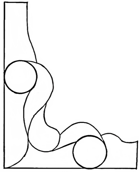 8'' x 10'' Left Bevel Cluster