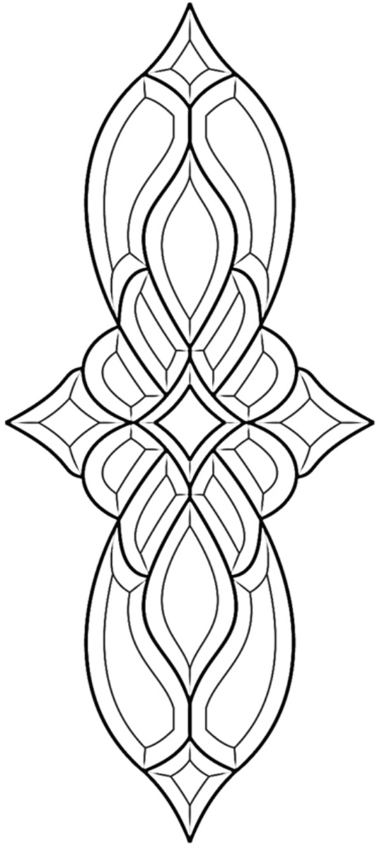 14'' x 32-1/4'' Bevel Cluster