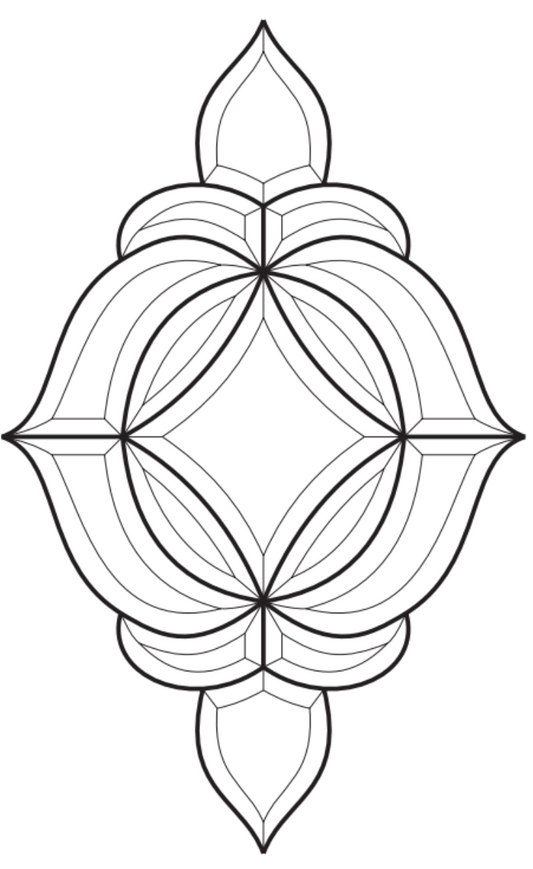 14" x 23-1/8" Bevel Cluster