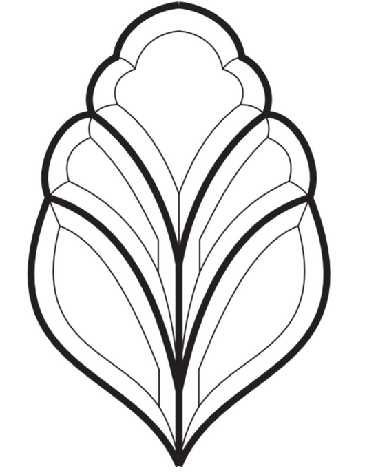 5-1/16'' x 8'' Bevel Cluster