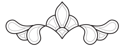 16-3/4'' x 6-1/2'' Bevel Cluster