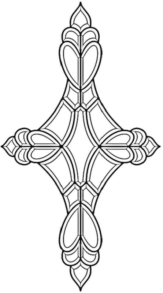 18-3/4'' x 34-1/8''  Bevel Cluster