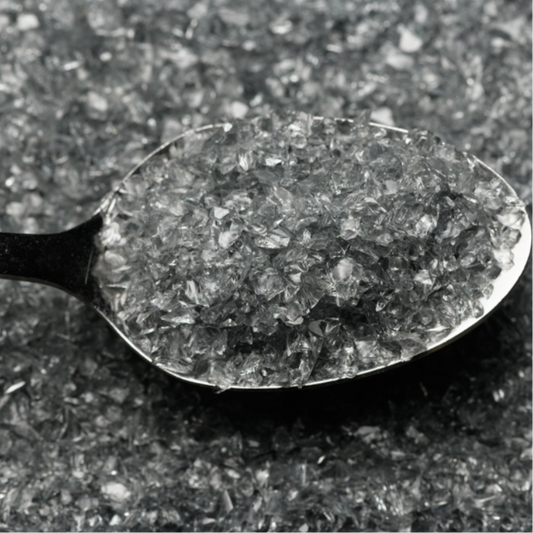 Wissmach 96 Grey Transparent Medium Frit - 1 lb.