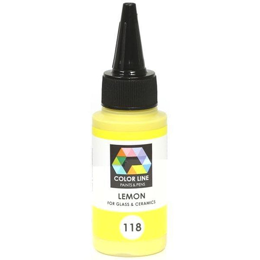 Color Line Paints & Pens, Lemon, 2.2 oz.
