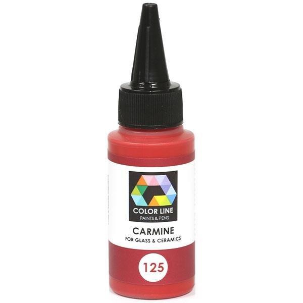 Color Line Paints & Pens, Carmine, 2.2 oz.