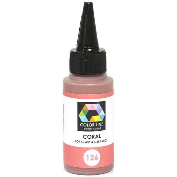 Color Line Paints & Pens, Coral, 2.2 oz.