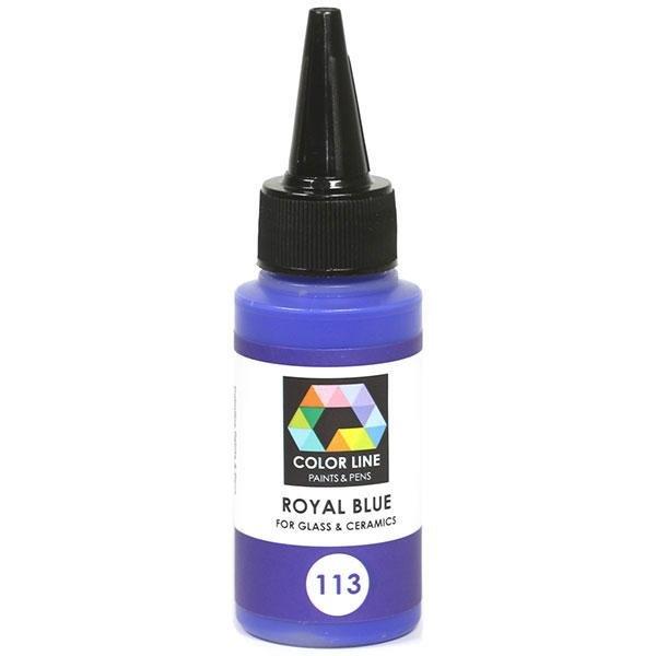 Color Line Paints & Pens, Royal Blue, 2.2 oz.