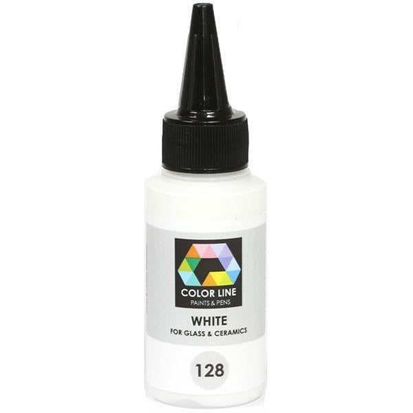 Color Line Paints & Pens, White, 2.2 oz.