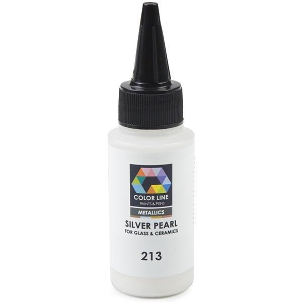 Color Line Paints & Pens, Silver Pearl, 2.2 oz.