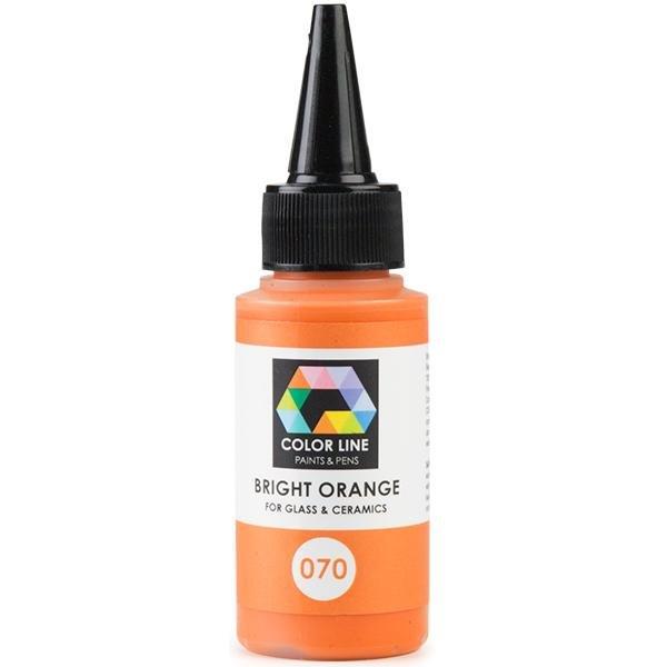 Color Line Paints & Pens, Bright Orange, 2.2 oz.