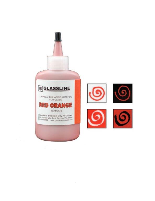 GLASSLINE RED ORANGE 2oz