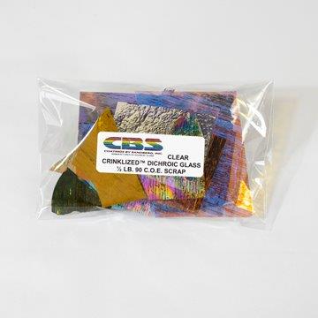 1/2 lb - Clear Crinkle Solids/Patterns