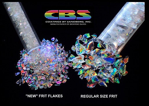 Dichroic Frit Flakes - Clear