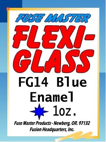 Flexi-Glass Blue Enamel, 1 oz.