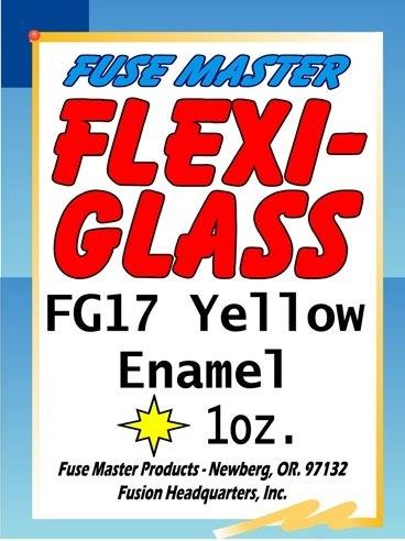 Flexi-Glass Yellow Enamel, 1 oz.