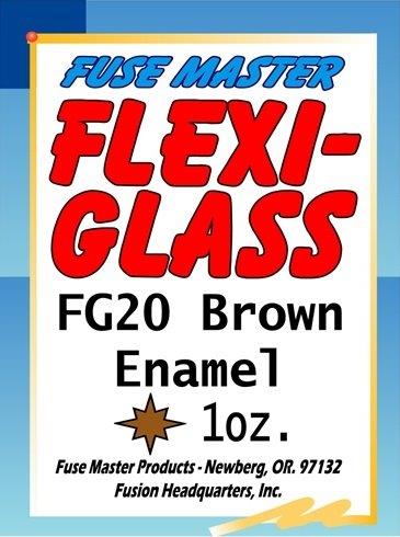 Flexi-Glass Brown Enamel, 1 oz.
