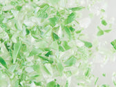 DualTone Fern Green Opal & White Fine Glass Frit, 8.5 oz