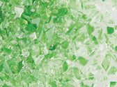 DualTone Fern Green Opal & Clear Medium Glass Frit, 8.5 oz