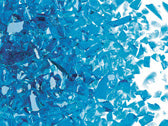 Deep Aqua Transparent Coarse Glass Frit, 8.5 oz