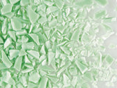 Pastel Green Opal Mosaic Glass Frit, 8.5 oz