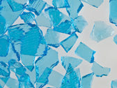 Sky Blue Transparent Mosaic Glass Frit, 8.5 oz
