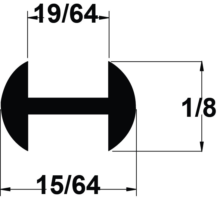 LEAD 1/8" (1/8''CH) ROUND H