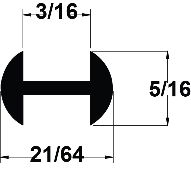 LEAD 5/16" (3/16''CH) ROUND H