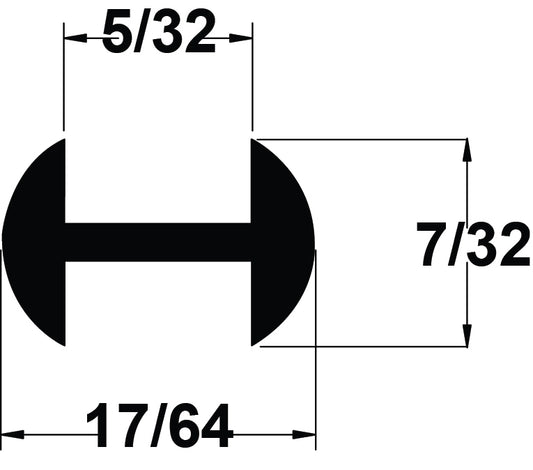 LEAD 7/32" (5/32''CH)  ROUND H - EXTRA HARD 4%