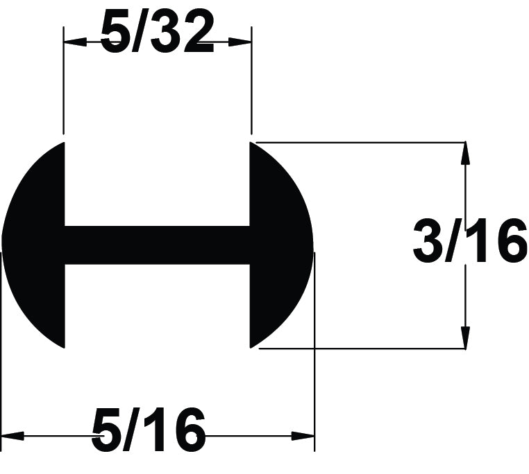 LEAD 3/16" (5/32''CH) ROUND H