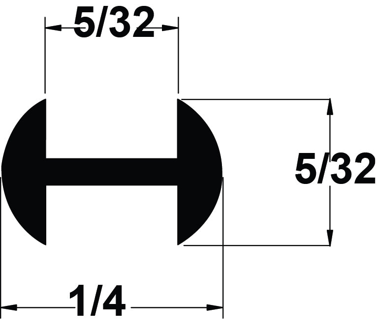 LEAD 5/32" (5/32''CHNL) ROUND H