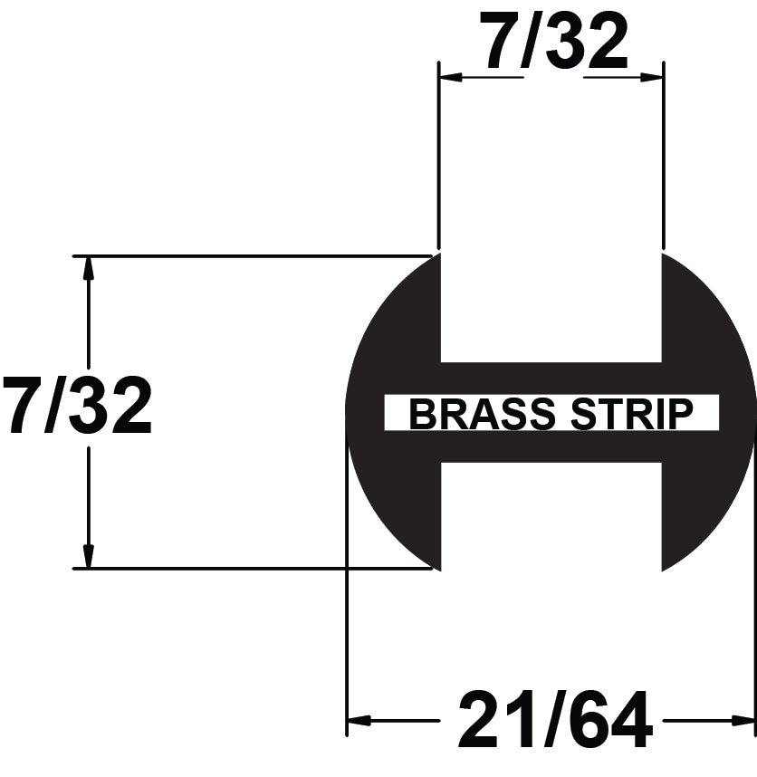 LEAD 7/32" (3/16''CHNL) ROUND H