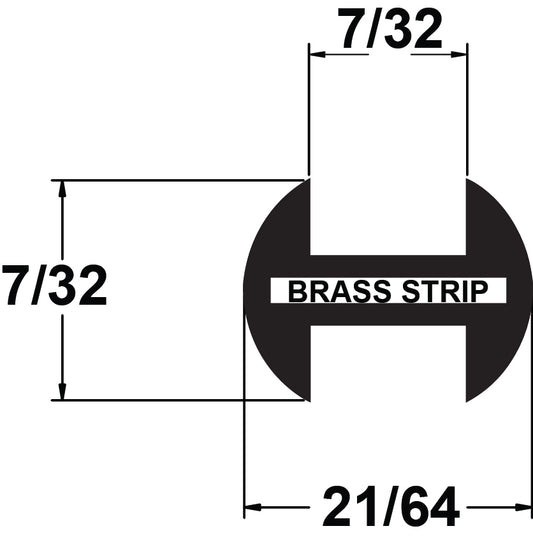 LEAD 7/32" (3/16''CHNL) ROUND H