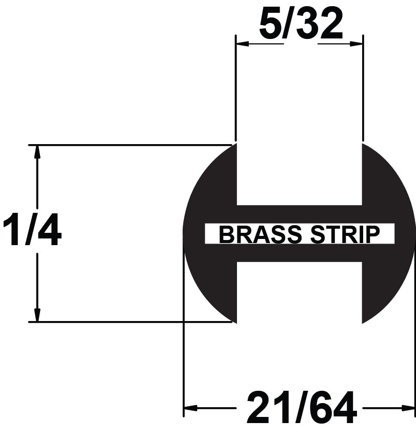 LEAD 1/4" (5/32''CHNL) ROUND H