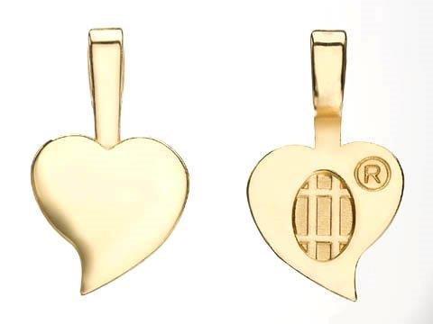 Aanraku® Gold Plated Heart Bail - Large