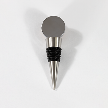 Stainless Steel Round Mandrel Top Wine Bottle Stopper