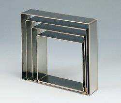 9-3/8" SQUARE STAINLESS STEEL