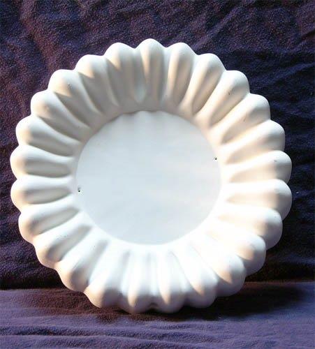 FLUTED BOWL 9" DIAMETER