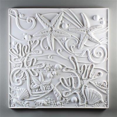 SEA LIFE TEXTURE MOLD 12" SQ