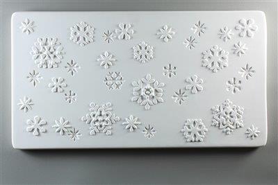 SNOWFLAKE TEXTURE MOLD 7"X13"