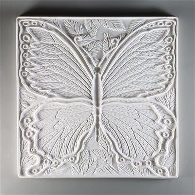 10" SQ BUTTERFLY TEXTURE MOLD